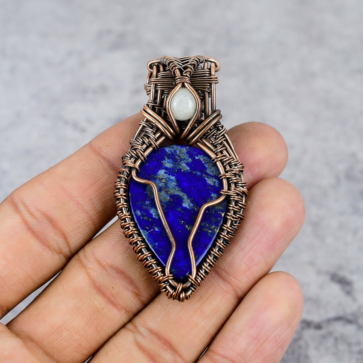 Blue Lapis Lazuli Gemstone Pendant