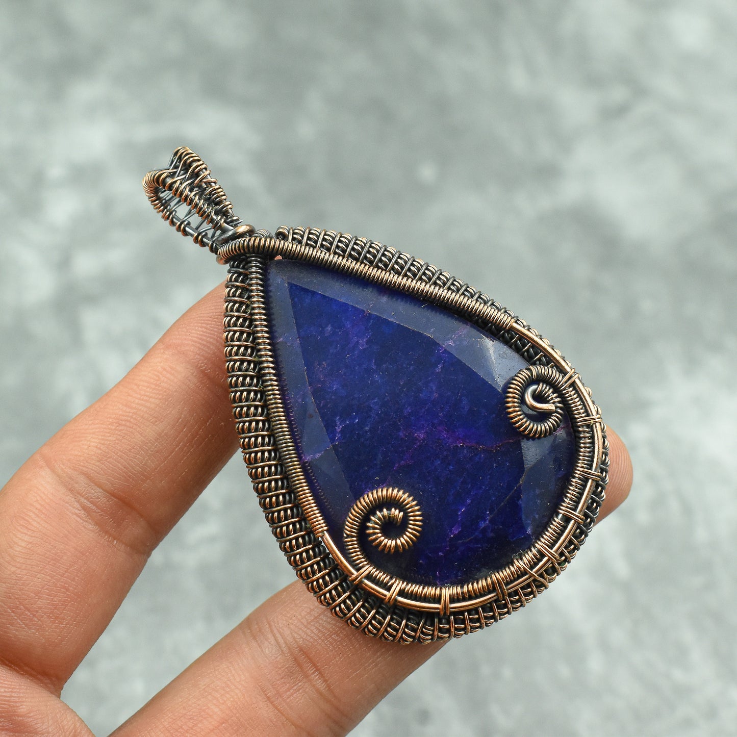 Blue Sapphire Gemstone Pendant
