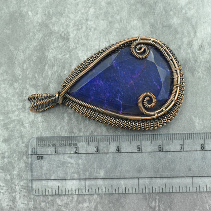 Blue Sapphire Gemstone Pendant