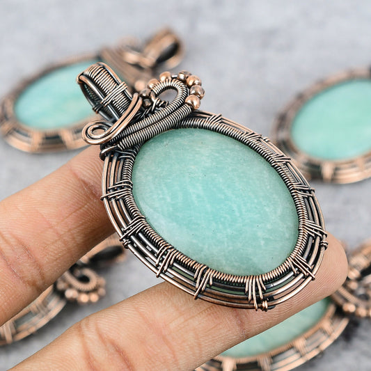 Green Amazonite Gemstone Pendant