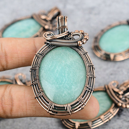 Green Amazonite Gemstone Pendant