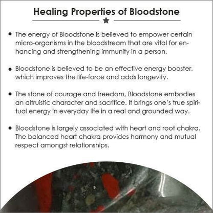 Green Bloodstone Gemstone Pendant
