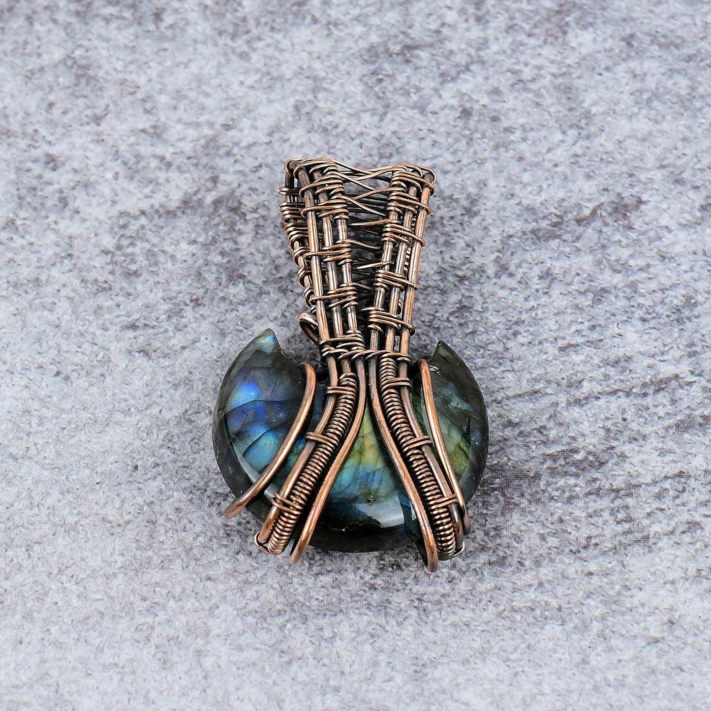 Blue Labradorite Gemstone Pendant
