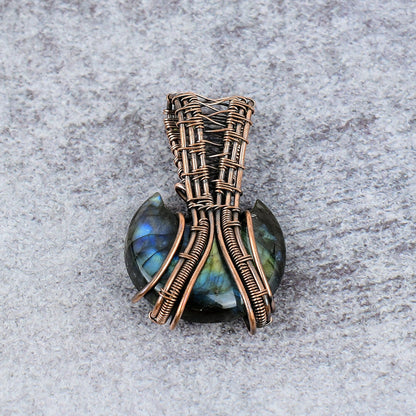 Blue Labradorite Gemstone Pendant