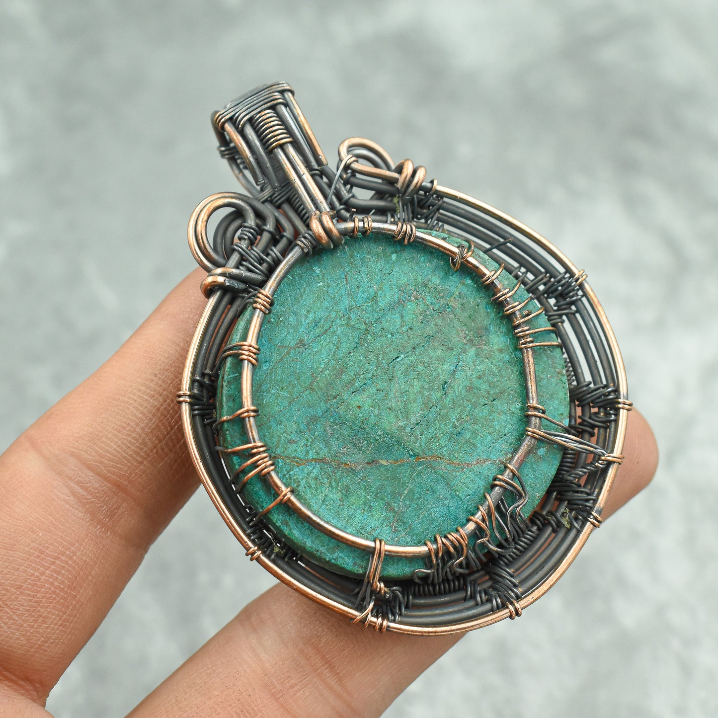 Turquoise Gemstone Tree of Life Pendant