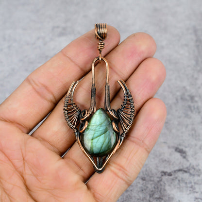 Blue Labradorite Gemstone Pendant