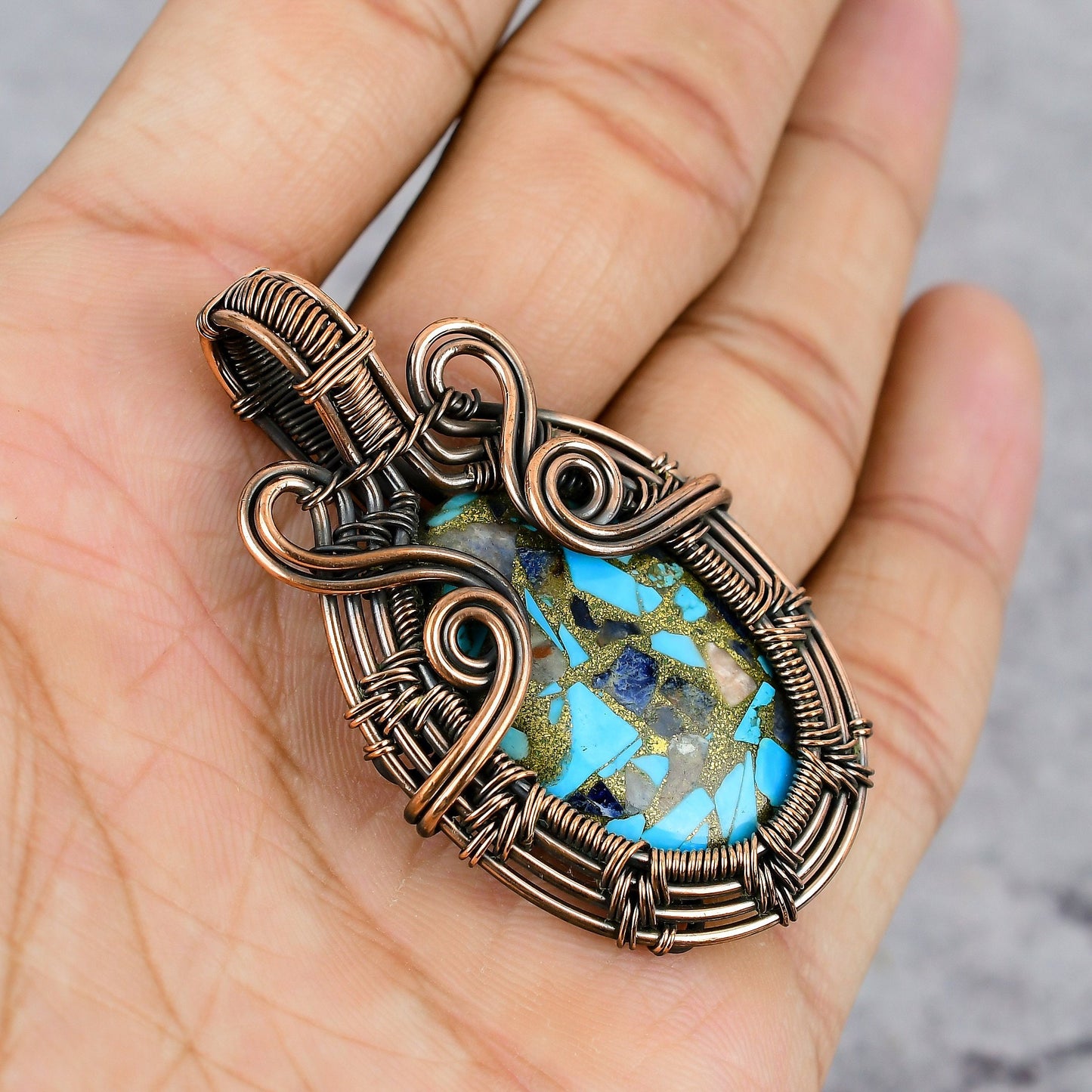 Turquoise Gemstone Pendant