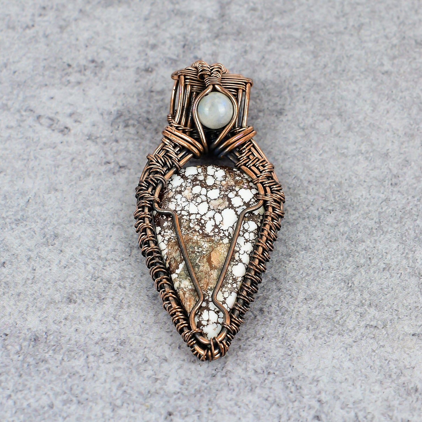 Brown Wild Horse Jasper Gemstone Pendant