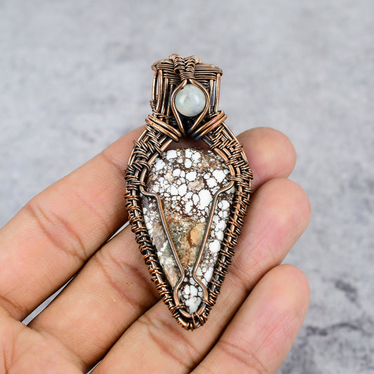 Brown Wild Horse Jasper Gemstone Pendant