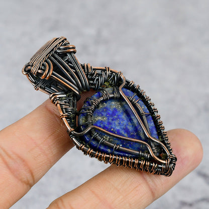 Blue Lapis Lazuli Gemstone Pendant