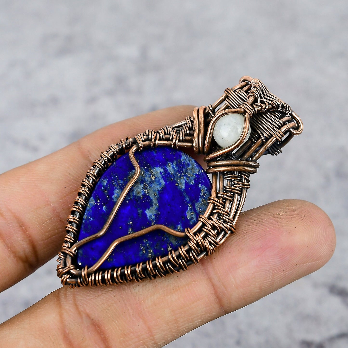 Blue Lapis Lazuli Gemstone Pendant