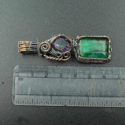 Emerald Green Gemstone Pendant