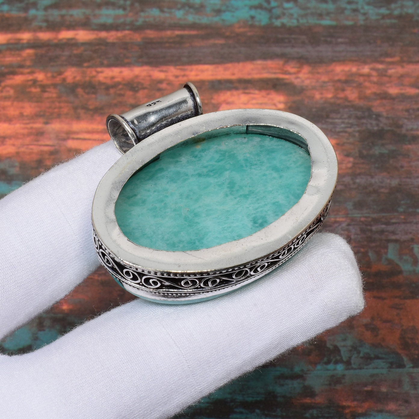 Green Amazonite Gemstone Pendant