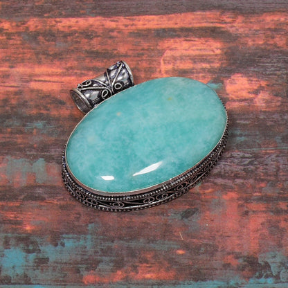 Green Amazonite Gemstone Pendant