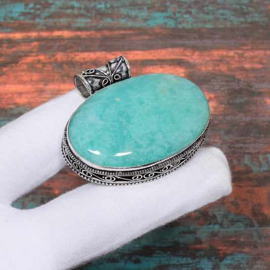 Green Amazonite Gemstone Pendant