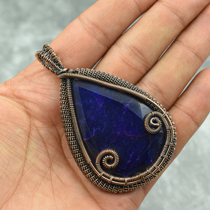 Blue Sapphire Gemstone Pendant