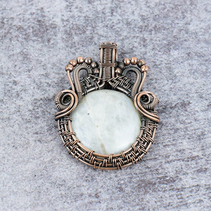 Rainbow Moonstone Gemstone Pendant