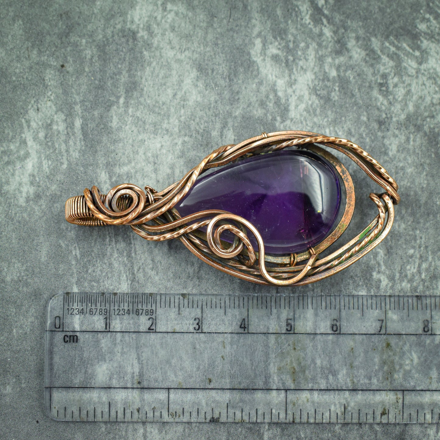 Purple Amethyst Gemstone Pendant