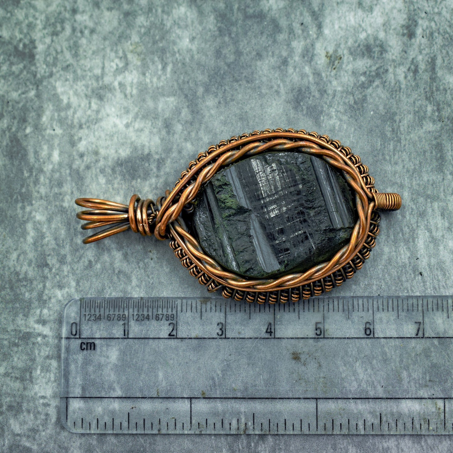 Black Tourmaline Gemstone Pendant