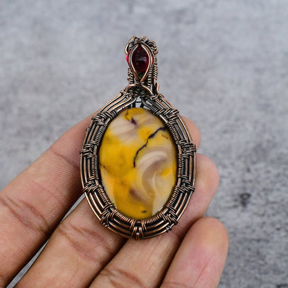 Multicolor Mookaite Gemstone Pendant