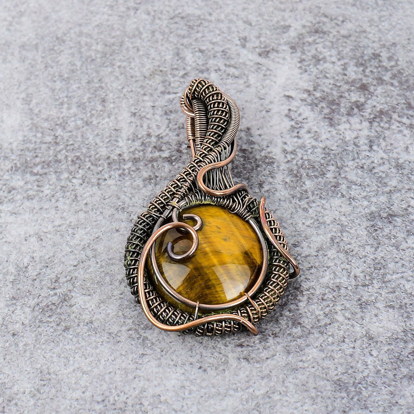 Brown Tiger Eye Gemstone Pendant