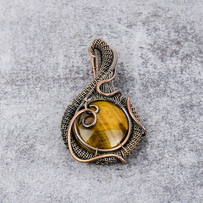 Brown Tiger Eye Gemstone Pendant