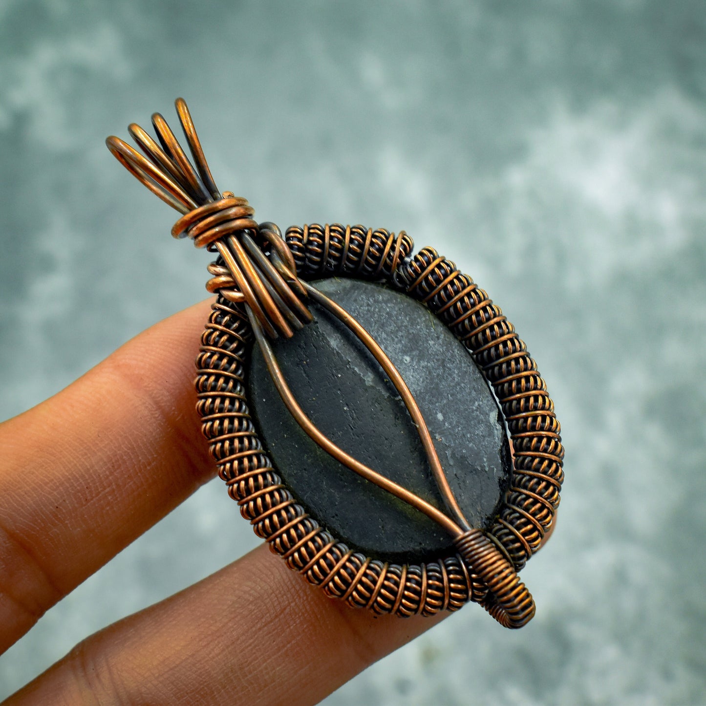 Black Tourmaline Gemstone Pendant