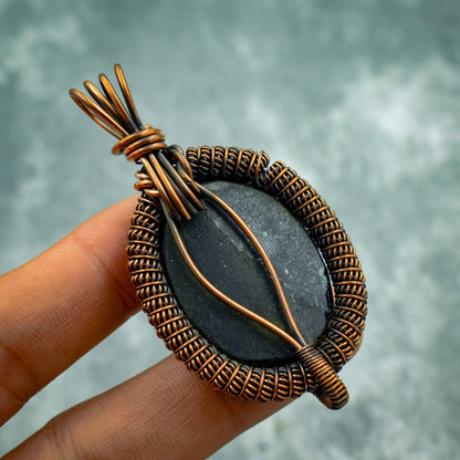 Black Tourmaline Gemstone Pendant