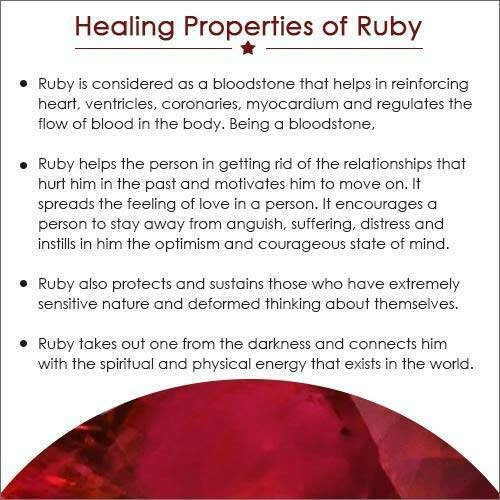 Red Ruby Gemstone Pendant