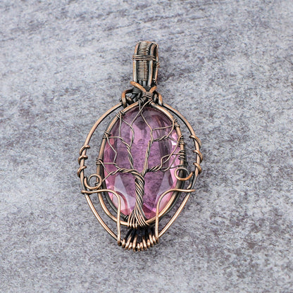 Pink Kunzite Gemstone Pendant