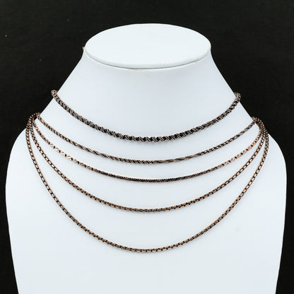 Copper Gemstone Necklace