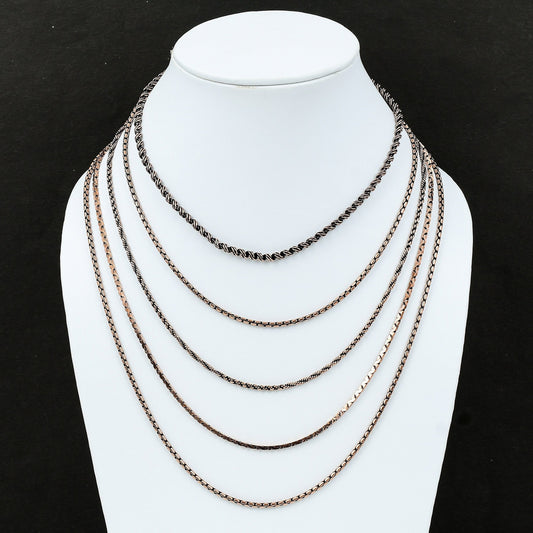 Copper Gemstone Necklace