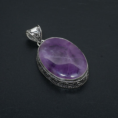 Purple Amethyst Gemstone Pendant