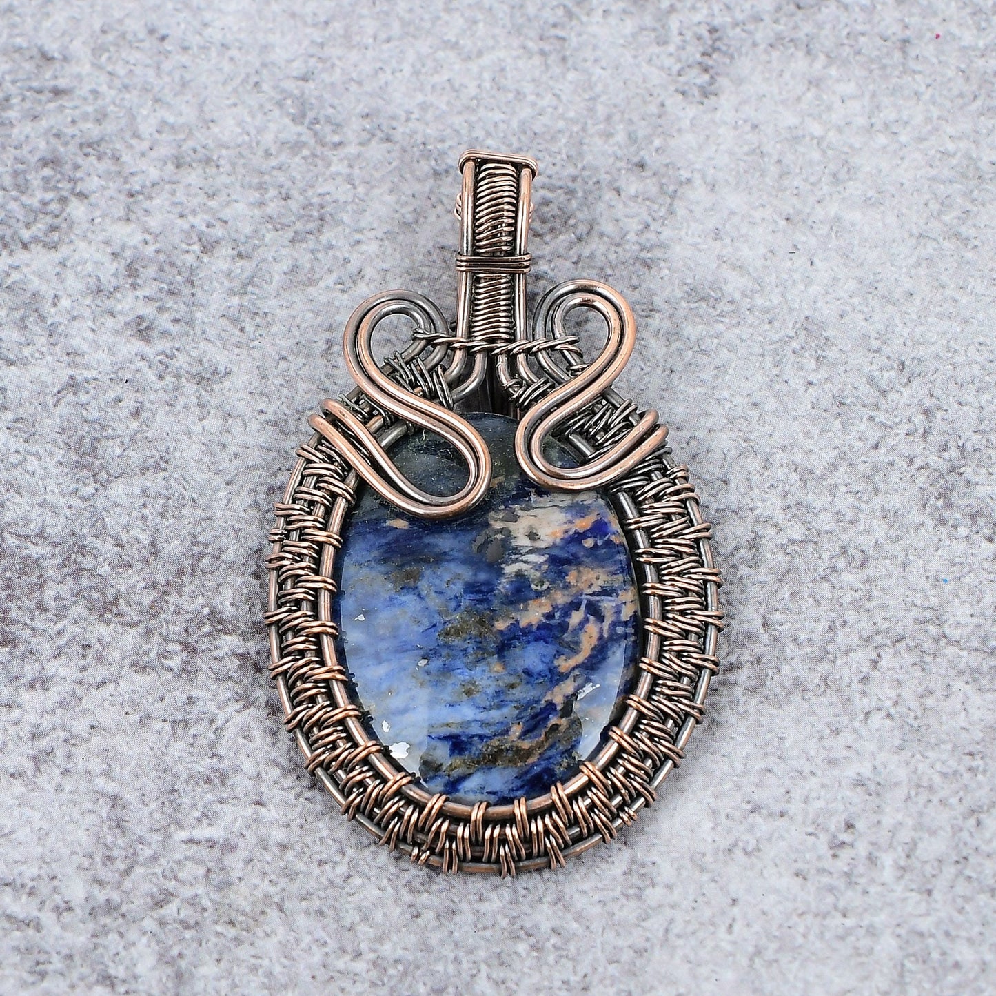 Blue Sodalite Gemstone Pendant