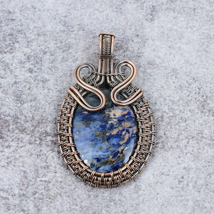 Blue Sodalite Gemstone Pendant