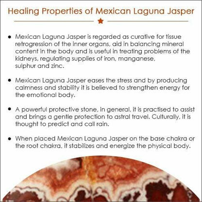 Red Laguna Lace Agate Gemstone Pendant