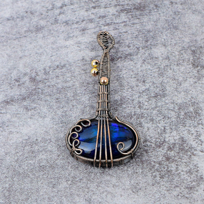 Blue Labradorite Gemstone Pendant