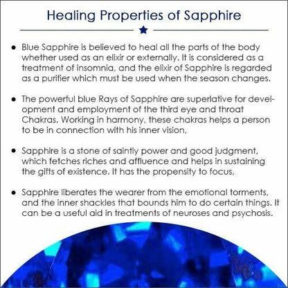 Burmese Blue Sapphire Sterling Silver Pendant