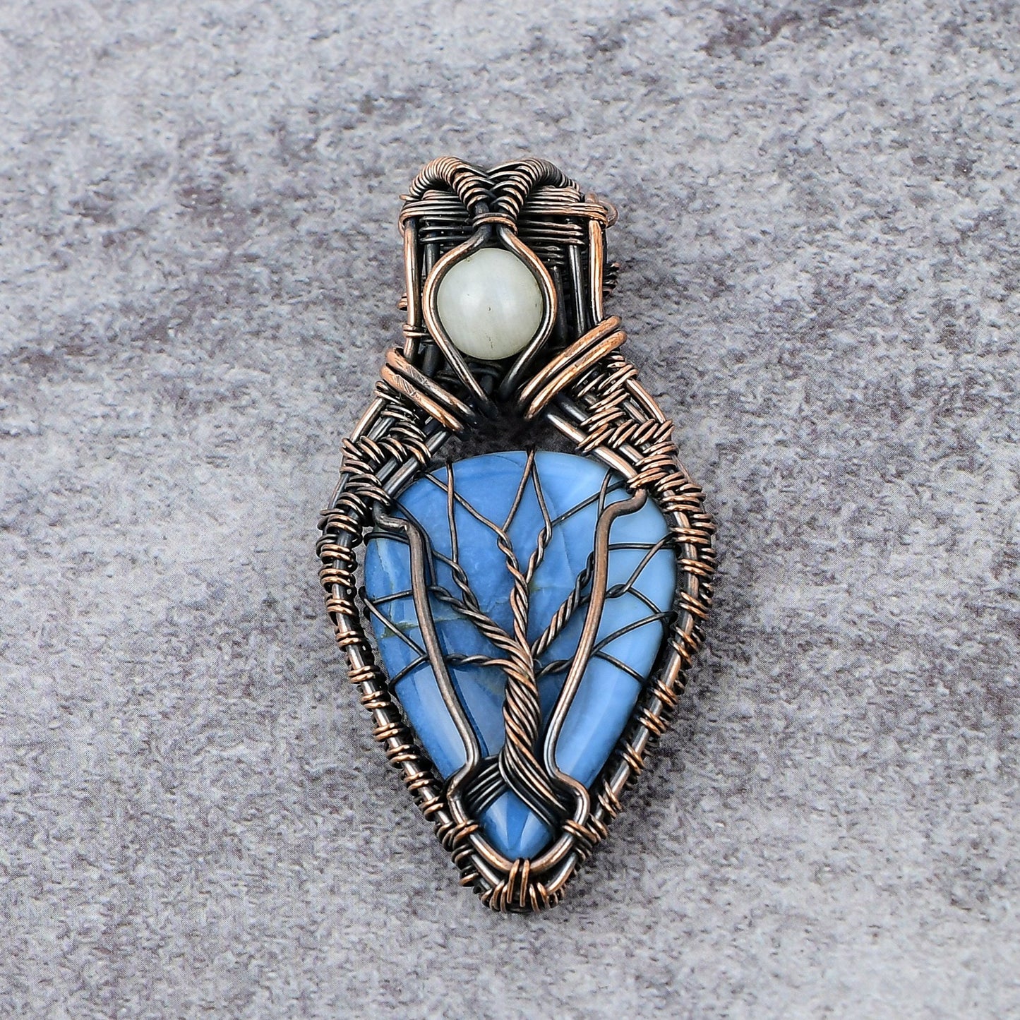 Blue Opal Gemstone Pendant