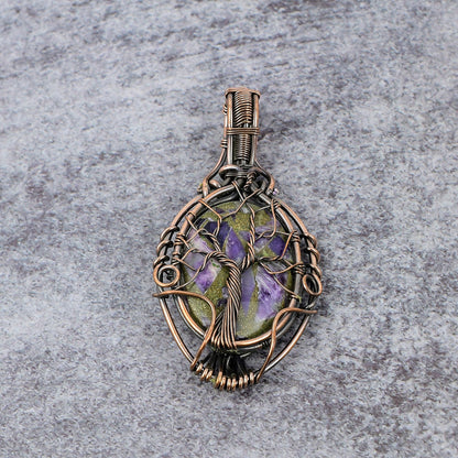 Purple Charoite Gemstone Pendant