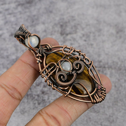 Brown Tiger Eye Gemstone Pendant