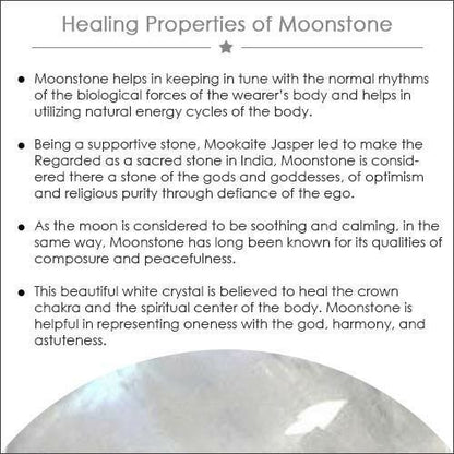 Rainbow Moonstone Gemstone Copper Bangle