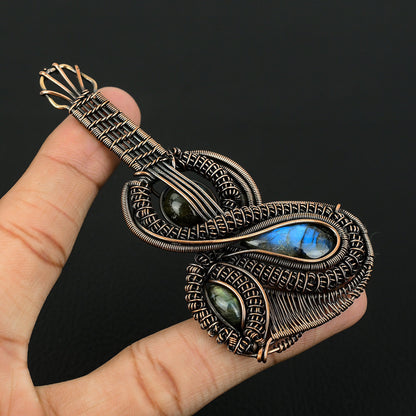 Blue Labradorite Gemstone Pendant