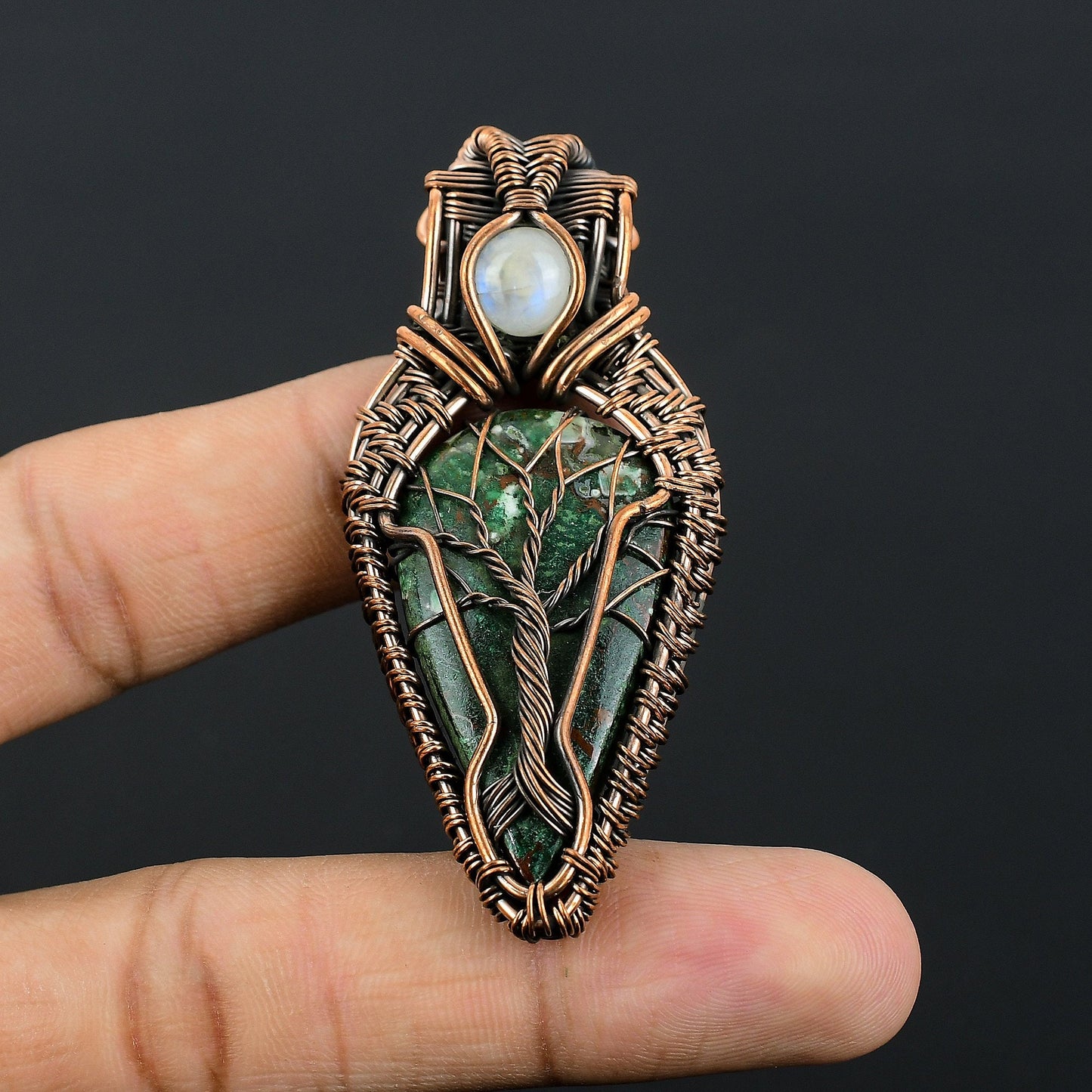 Blue Azurite Gemstone Pendant