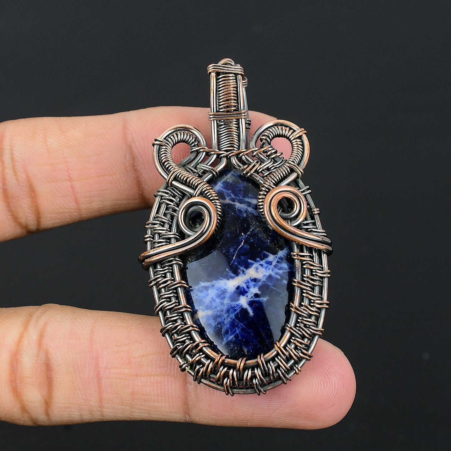Blue Sodalite Gemstone Pendant