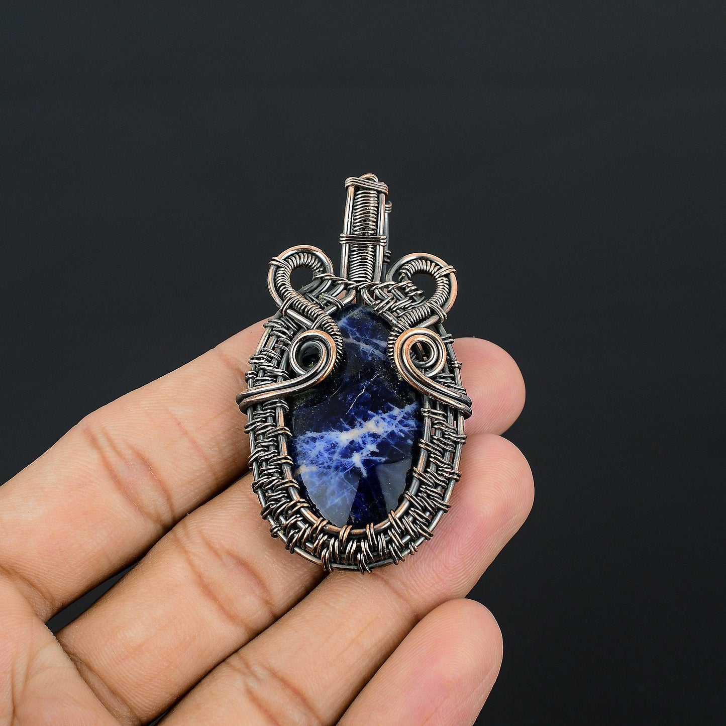 Blue Sodalite Gemstone Pendant