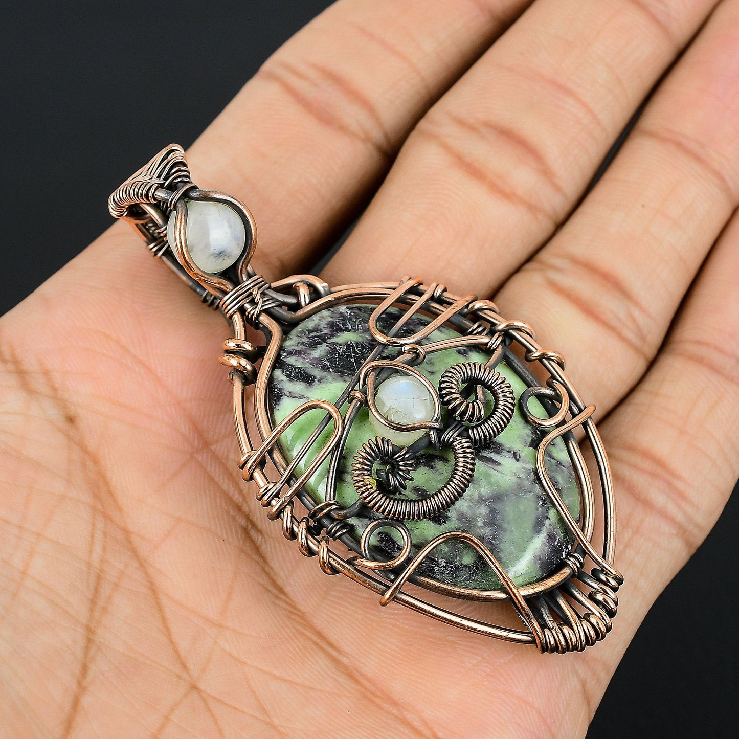 Purple Kammererite Gemstone Pendant