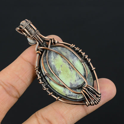 Purple Kammererite Gemstone Pendant