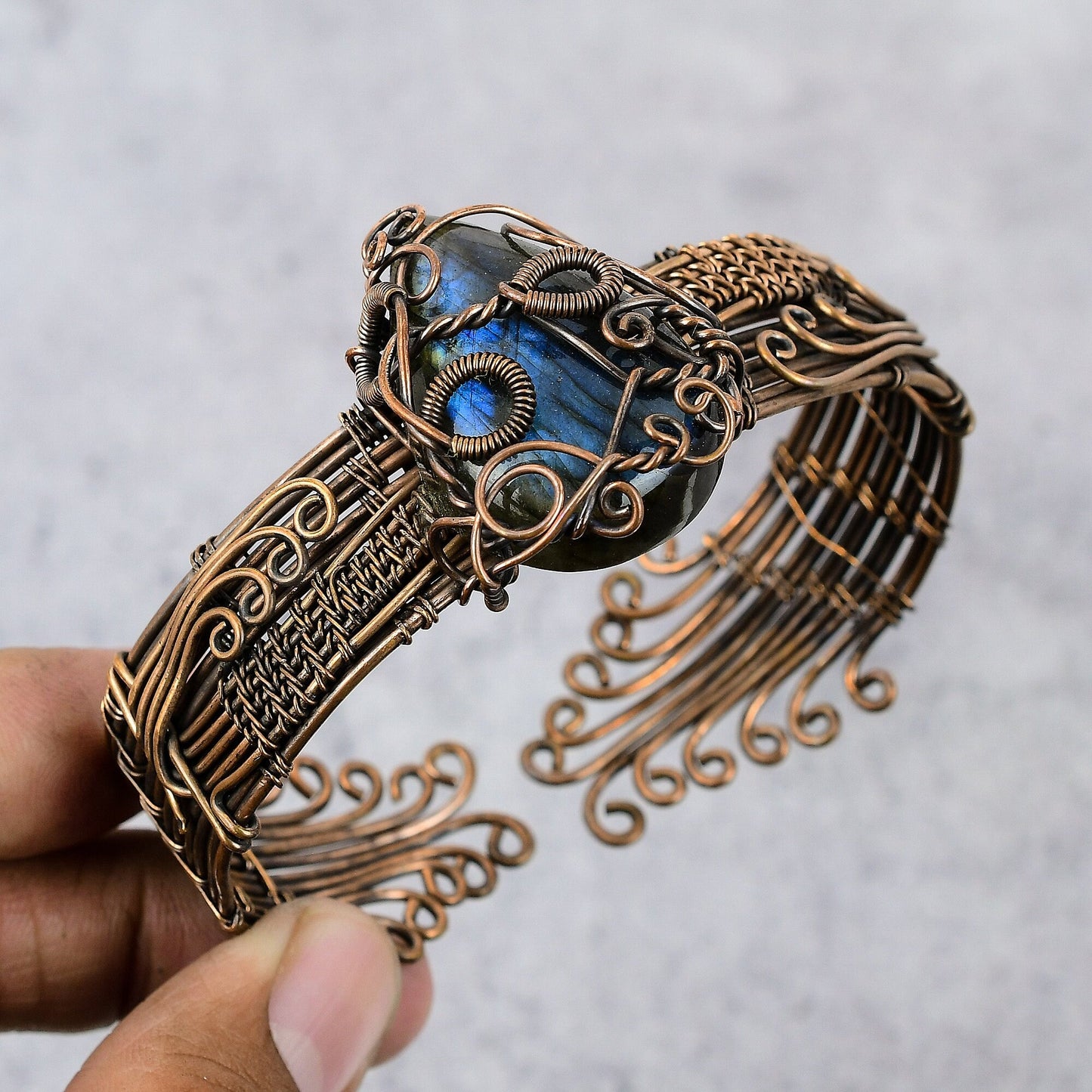 Blue Labradorite Gemstone Bracelet