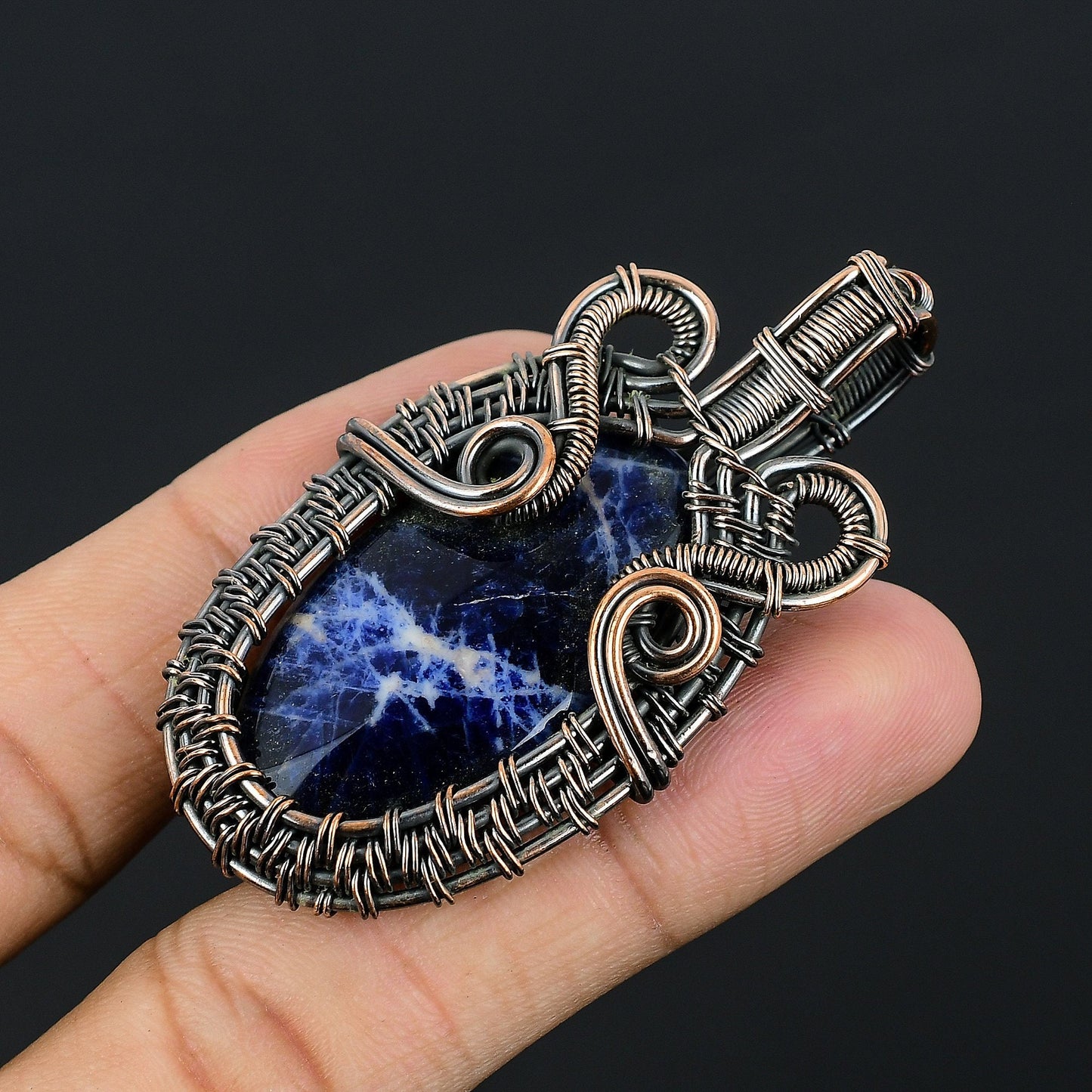 Blue Sodalite Gemstone Pendant